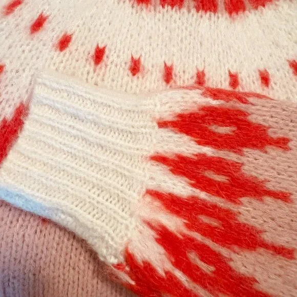 AllSaints Falka Fairisle Jumper Sweater - Picture 3 of 8